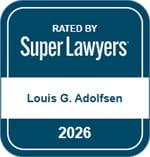 Rated By Super Lawyers | Louis G Adolfsen